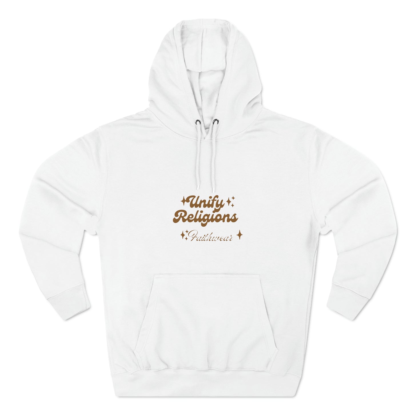 Three-Panel Fleece Hoodie