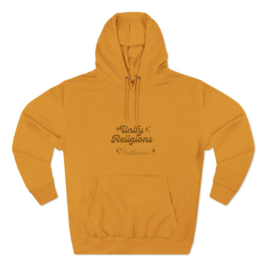 Three-Panel Fleece Hoodie